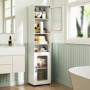 Tall Bathroom Storage Cabinet 67 Inches Freestanding Storage Organizer