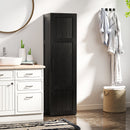 Tall Storage Cabinet with 4 Storage Shelves for Bathroom Living Room