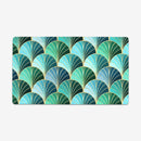 Ocean Inspired Art Deco Scales Playmat