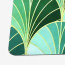 Ocean Inspired Art Deco Scales Playmat