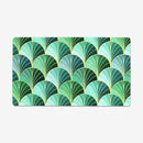 Ocean Inspired Art Deco Scales Playmat