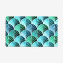 Ocean Inspired Art Deco Scales Playmat