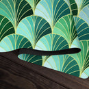 Ocean Inspired Art Deco Scales Playmat