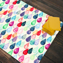 Watercolour Rainbow Drops Playmat
