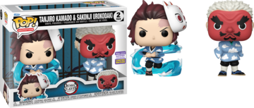 Pop! Animation: Demon Slayer - Tanjiro Kamado & Sakonji Urokodaki Shared