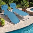 Tanning Chair with Face Arm Holes Folding Chair