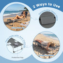 Tanning Chair with Face Arm Holes Portable Sunbathing Chair