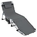 Tanning Chair with Face Arm Holes Portable Sunbathing Chair