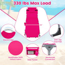 Tanning Chair with Face Arm Holes Portable Sunbathing Chair