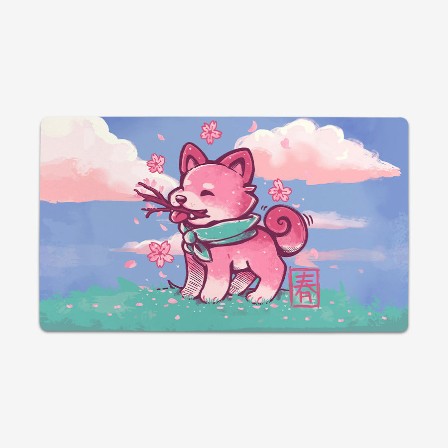 Spring Time Shiba Playmat