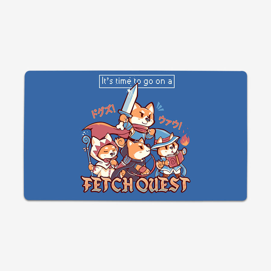 Time To Go On A Fetch Quest Playmat