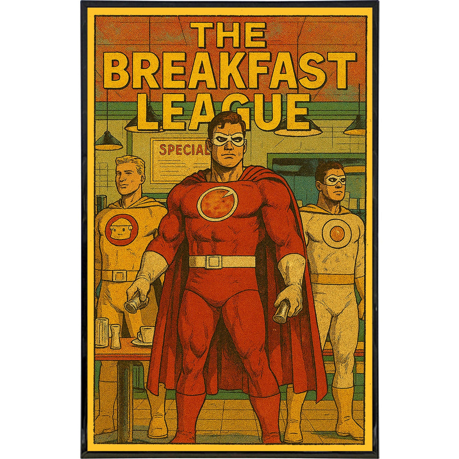 The Breakfast League Poster Print