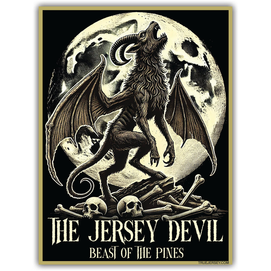 Jersey Devil Beast of the Pines Car Magnet