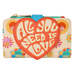 Loungefly The Beatles All You Need Is Love Flap Wallet