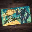 Nuclear Powered Democracy Robot Playmat