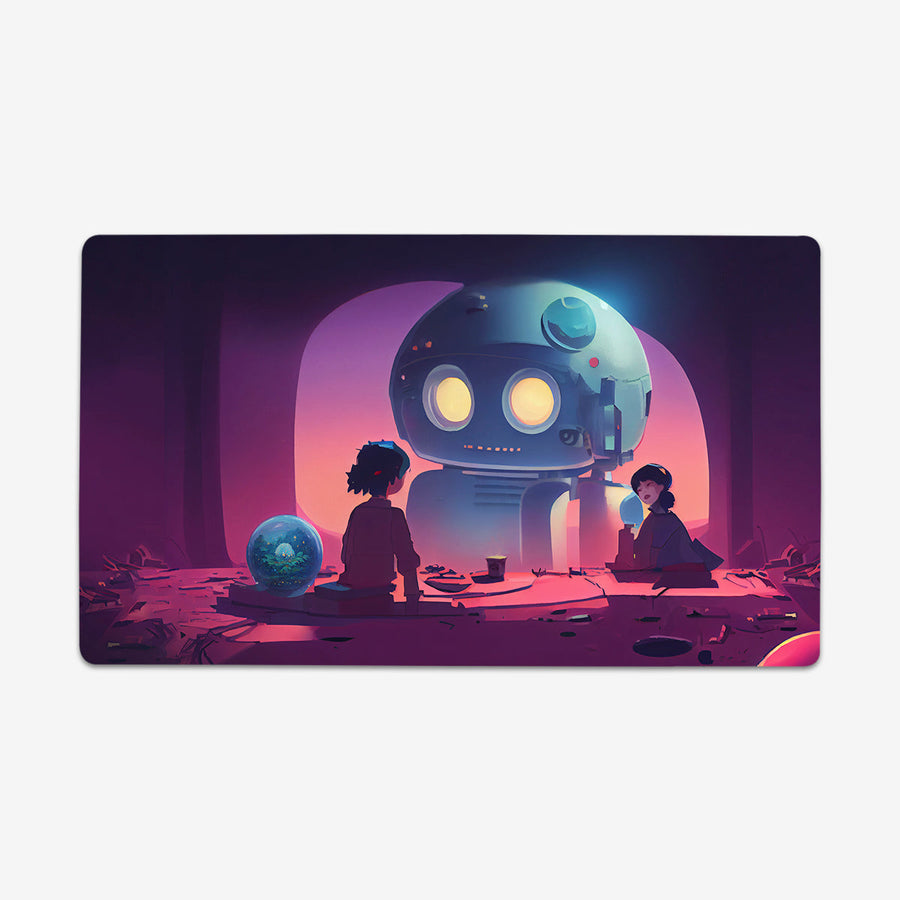 Old Robot, New Friends Playmat
