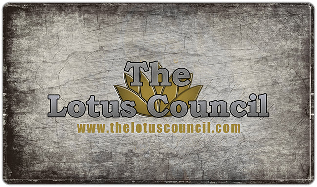 Distressed Lotus Council Logo Playmat