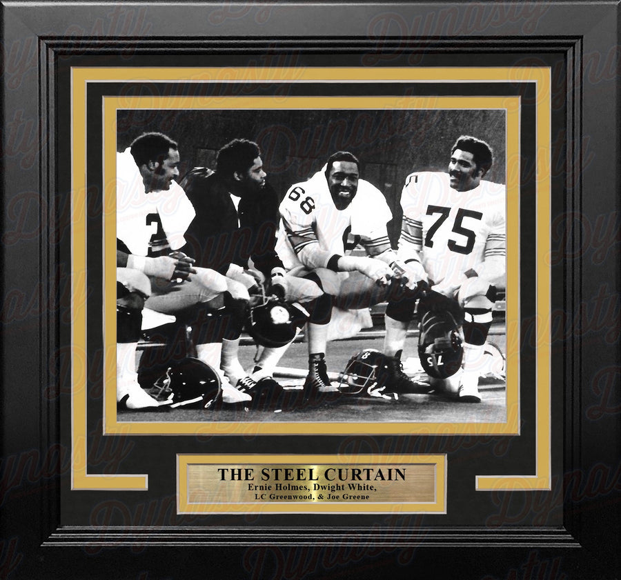 The Steel Curtain on the Bench Pittsburgh Steelers 8