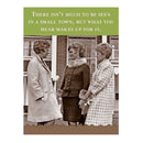 There Isn't Much to be Seen in a Small Town Mini Notepad | 100 Sheets Retro Stationery