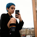 These Are My Pride Socks | LGBTQ+ Rainbow and Black | Gift for Her Him They