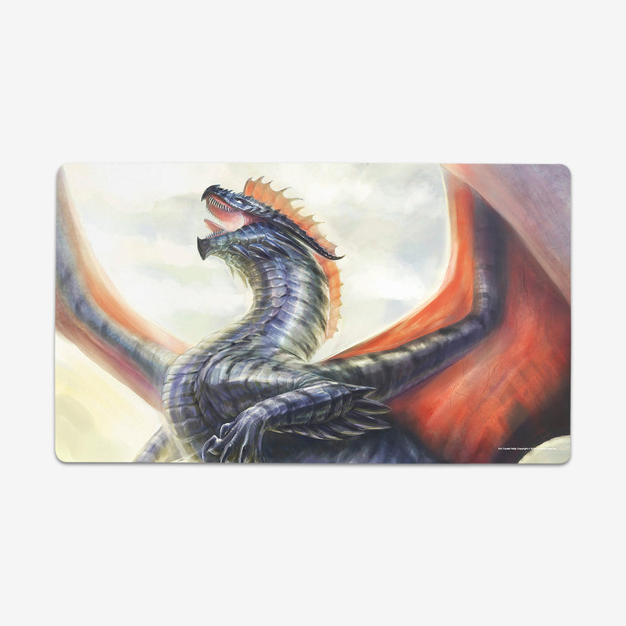 Adult Silver Dragon Playmat