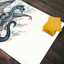Young Silver Dragon Playmat