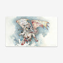 Young White Dragon Playmat