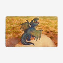 Blue Wyrmling Dragon Playmat