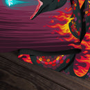 Deck Of Many, Flames Playmat
