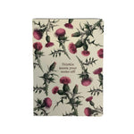 Thistle Knock Your Socks Off Double-Sided Journal | 160 Lined Pages Notebook