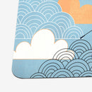 Bold Oriental Style Secretary Birds Playmat