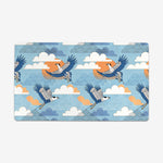 Bold Oriental Style Secretary Birds Playmat