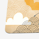 Bold Oriental Style Secretary Birds Playmat