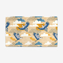 Bold Oriental Style Secretary Birds Playmat