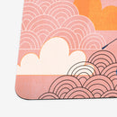 Bold Oriental Style Secretary Birds Playmat