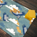 Bold Oriental Style Secretary Birds Playmat