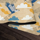Bold Oriental Style Secretary Birds Playmat