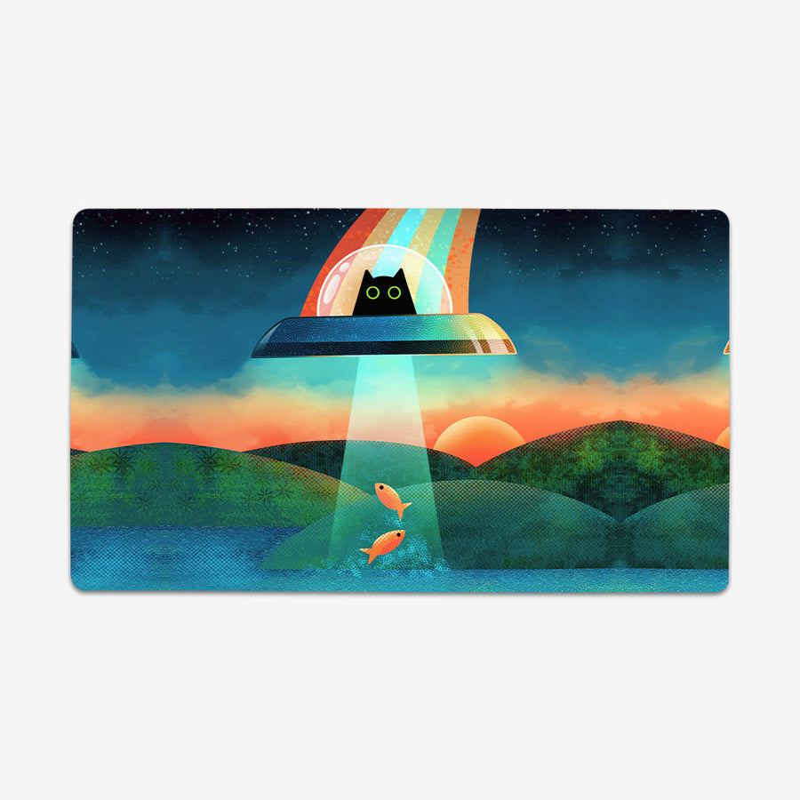 The Purrfect Alien Playmat