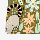 Textured Woodland Pattern Playmat