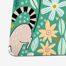 Textured Woodland Pattern Playmat