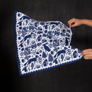 Timber Recycled Cotton Bandana | Scarf Handkerchief Neckerchief | 21"  x  21"