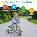 Convertible Toddler Trike with 86° Limited Steering Angle