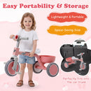 Convertible Toddler Trike with 86° Limited Steering Angle