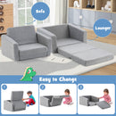 2-in-1 Children’s Convertible Sofa to Lounger-L