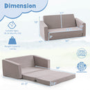 2-in-1 Children’s Convertible Sofa to Lounger-L
