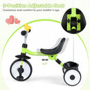 Toddler Tricycle with 3-Position Seat and Storage Basket for Kids