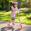 Toddlers Kick Scooter with LED Light-Up Wheels and Wide Anti-Slip Deck for Boys and Girls