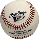 Tomas Nido signed baseball BAS Beckett Mets Autographed Futures Game 2017