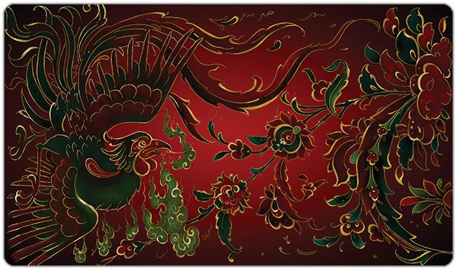 Ornate Phoenix Playmat