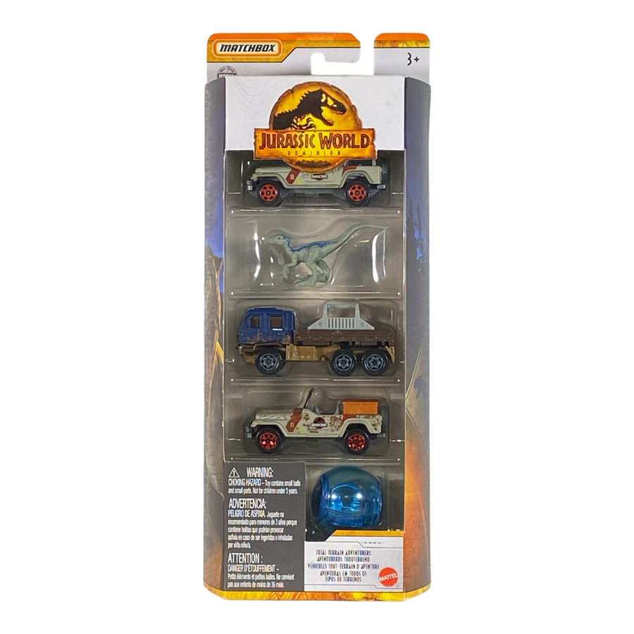 Matchbox Jurassic World Dominion | 5 Pack Edition